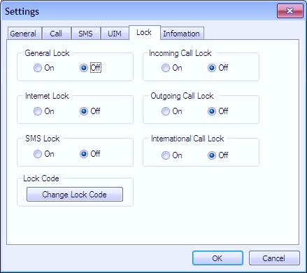 1 If General Lock is On, you need to enter the lock code every time you start the program. 7.