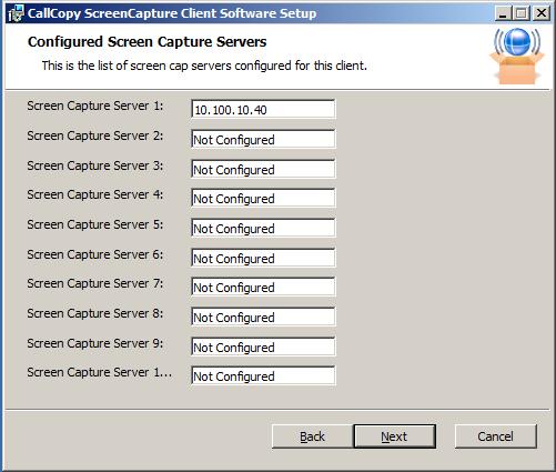 Install the Screen Recording Client Appendix: Uptivity Discover Screen Recording Administration The Uptivity Screen Recording Client installer can be obtained from any Discover server by browsing to