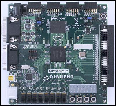 2-8.38 Xilinx Spartan 3E Digilent Nexys-2 Board Has a Xilinx Spartan 3E FPGA (XC3S500e) 500K gate