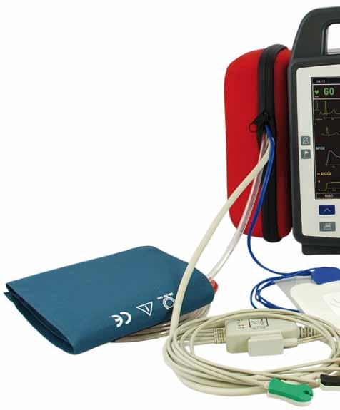 Complete vital data moni Vital data monitoring ECG Simultaneous 12-channel ECG recording Automatic atrial fibrillation monitoring