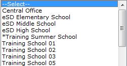 Copy Group Assignments To copy Group Assignments from one user account to another, first select the School associated to the destination user