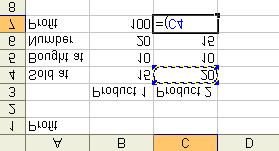 Excel 2003 CLAIT Plus Exercise 15 - Selecting Cells with the Mouse When entering formulas that involve the use of cell references, e.g. =E6+F6 or even =GZ1207+GZ1208 typing errors can be made.