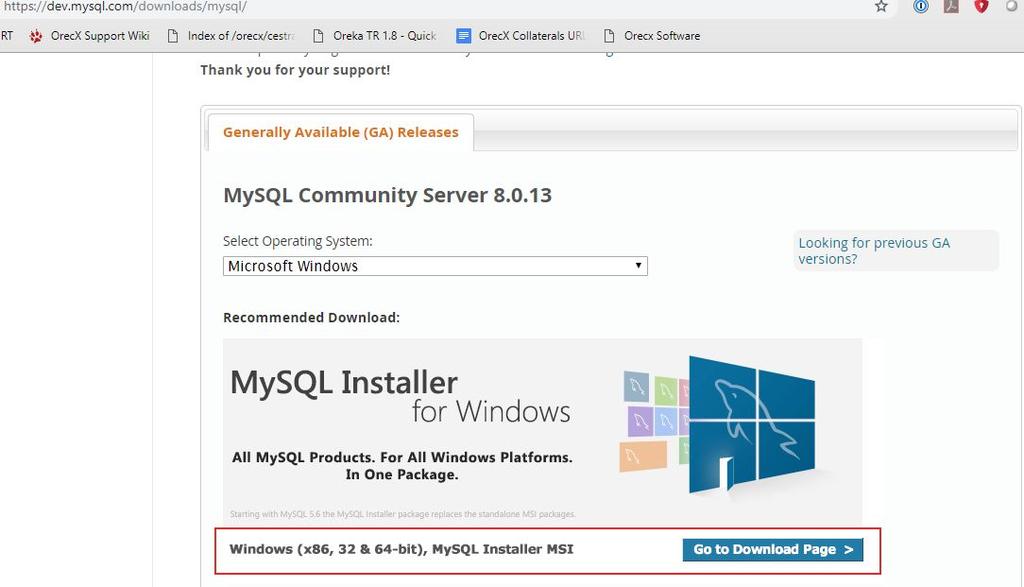 OrkWeb Installation OrkWeb and OrkTrack require a database engine we recommend MySQL Server. Java and Tomcat are included in the OrkWeb installer provided to you by OrecX.
