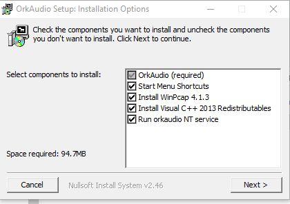 Orkaudio Installation 1. Download the installer to the target server.