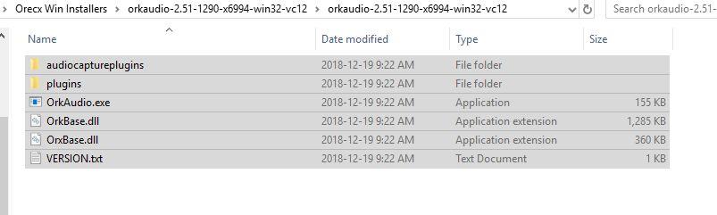 Upgrading OrkAudio (Optional) 1. Stop the OrkAudio service via the Window Services applet 2. Unpack the orkaudio zip archive downloaded from your download directory (e.g orkaudio-1.2-688-x1537.
