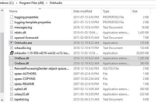 4. When complete, all replaced files are usually seen as selected in the Windows File Explorer.