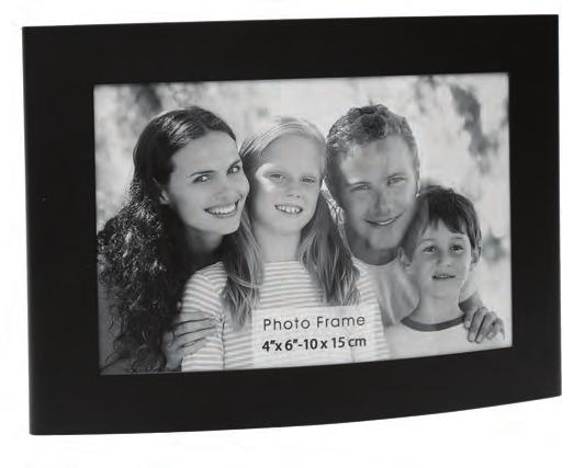 Holds 4 x 6 photo. Packed in tissue and white gift box.