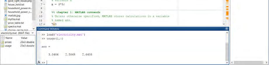 mat file Interactive command