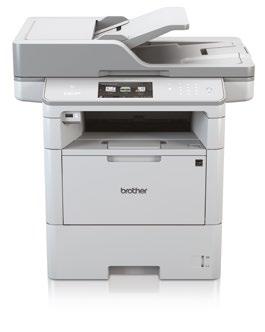 DCP-L6600DW Brother All-In-One Mono Laser Printer The professional all-in-one performer is here Print Copy Scan Print, scan and copy more efficiently New improved robust build quality combined with