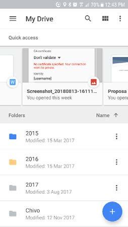If you are using Google Drive for assessment purposes, it can be a good idea to set up a folder for your course and share the folder with your tutor.