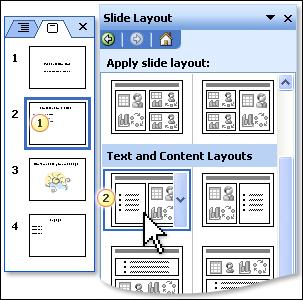Slide Layout WELCOME As you create slides, you'll confront the issue of where to place the things you want on them.
