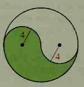 43. Find the area of the shaded region. 44.