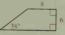 Find the area of the trapezoid. Give both an exact and an approximate answer.