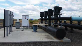 Two-pump system with one on the VFD and one running across the line controlled by the VFD In some cases end users have oversized a pump in anticipation of future demand resulting in running the pump