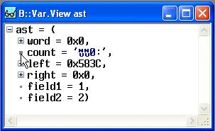 進法で表示されます すべての数値が 2 進法で表示されます すべての数値が ASCII 文字で表示されます 複数の radix