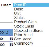 The information in the Catalog: CA tab is the extended description. The information in the Purchase Order: PO tab displays on a purchase order that warehouse orders from the vendor.