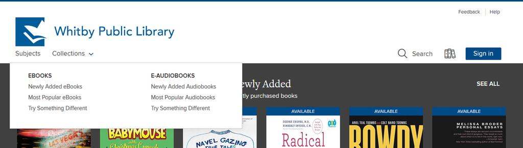 Find an eaudiobook to Borrow You can find eaudiobooks to borrow and download using two methods.