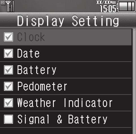 Illumi Display Setting Illumination Pattern by Action Follow these steps to use preset patterns: 1 In Illumi Display menu, Effect Illumination S % Select item S % S Pattern Setting S % 3 Preset