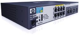 Together with static and RIP IPv4 routing, robust security and management, enterprise-class features, a free lifetime warranty, and free software updates, the HP E2615-8-PoE Switch is a