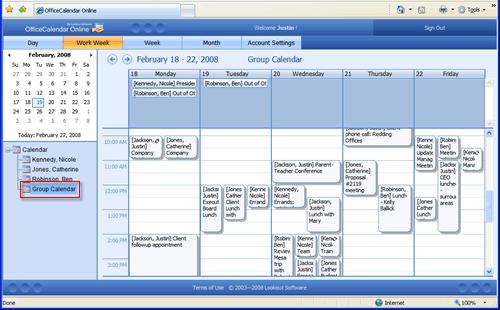 The Account Settings tab in your OfficeCalendar Online account is used to set your time