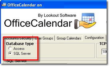 OfficeCalendar should not be used with SQL Server with installations that have fewer than 50 employees unless they are advised to do so by the Lookout Software support department.