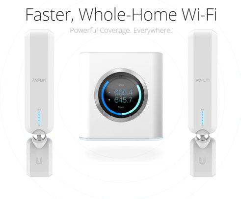AmpliFi Ubiquiti Bundles AmpliFi Routers and MeshPoints are designed to work