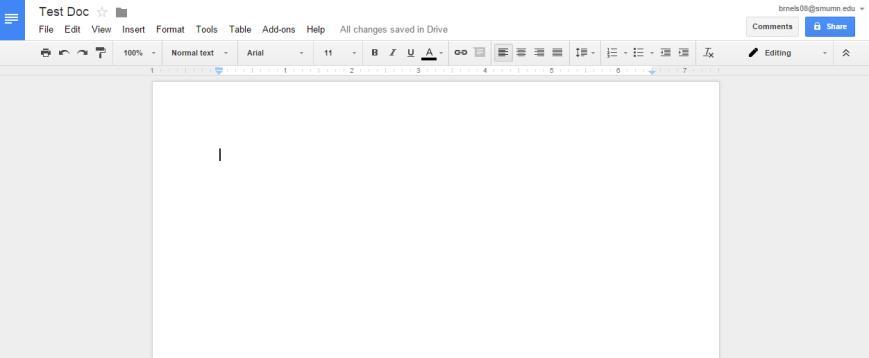 Google Docs With Google Docs, you can create text documents similar to Microsoft Word.