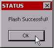 Flash any other MSA Fabric Switch6 devices that appear in the MSA Utility Switch List window. Ignore any pop-up messages regarding Unsafe Removals of devices if they occur.