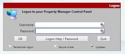 10####SS given by HeroPM) and a Password of propertymanager.