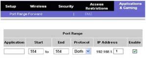 Then Port forwarding is finished.