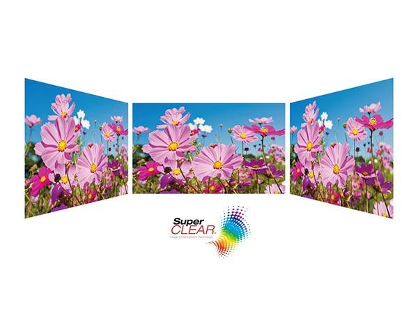 SuperClear: Stunning colour Performance & Wide-angle Viewing With SuperClear IPS panel technology, enjoy accurate and vivid colours with consistent levels of brightness