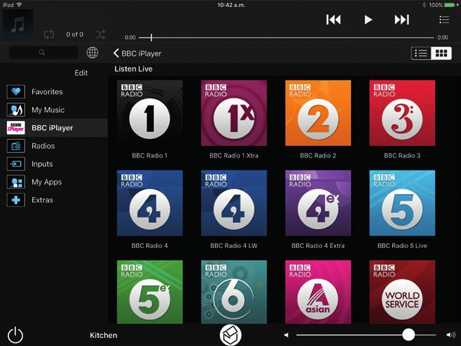 Apple ios User Guide. Press to select BBC Radio station 5.