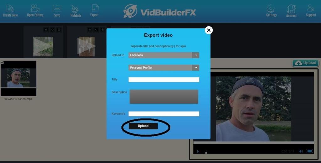 Settings: From Connect to Accounts option, you can connect with YouTube with the same procedure of token generating as explained earlier.