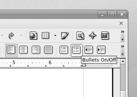 480 CHAPTER 23 IN DEPTH: WRITER Figure 23-1. When you hover your mouse over an icon, a tooltip appears to explain what it does.