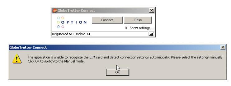 1. Insert your ipass Mobile Broadband card (with inserted SIM) into the PCMCIA card slot on your computer.