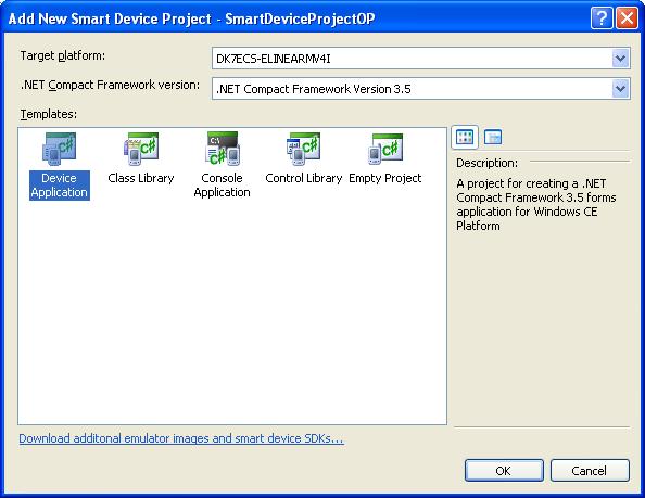 Visual Studio 5 Visual Studio 5.1 Create Project Open Visual Studio and create a new project as follows: 1. Click in the menu File -> New on the entry Project... Figure 5-1 Project type 2.