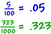 Decimal fraction Module(s): 2 fraction denominator (the