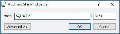 22. In StarWind Management Console, right-click the Servers field and press the Add Server button. Add a new StarWind Server which will be used as the second StarWind VSAN node. 23.