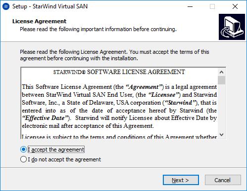 Installing and Configuring StarWind Virtual SAN 7. Download the StarWind setup executable file from the StarWind website: https://www.starwind.
