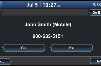 MOBILE PHONE MAKING A CALL BY CONTACT NAME 3.
