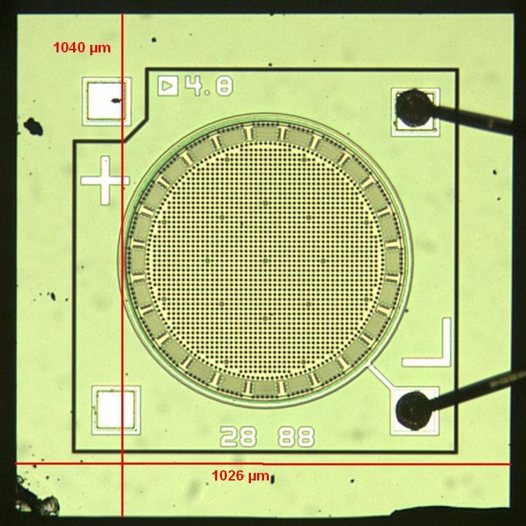 1.04mm Microphone Dimensions 1.026mm MEMS area: 1.067 mm² 1.04mm x 1.