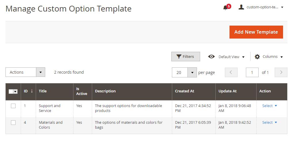 3 User Guide Custom Option Template for Magento 2 1.