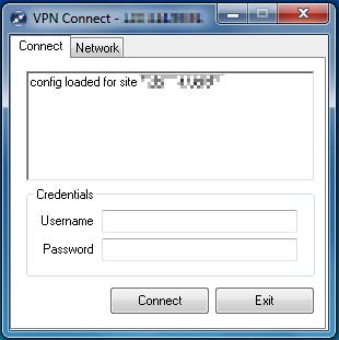 The VPN Connect window appears. Step 22.