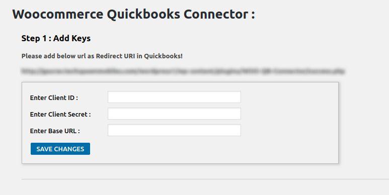 Firstly, Go to https://developer.intuit.com create your own account. Create one App in Quickbooks (Refer Screenshot 1). Inside App, Go to Keys. There you can see two types of key.
