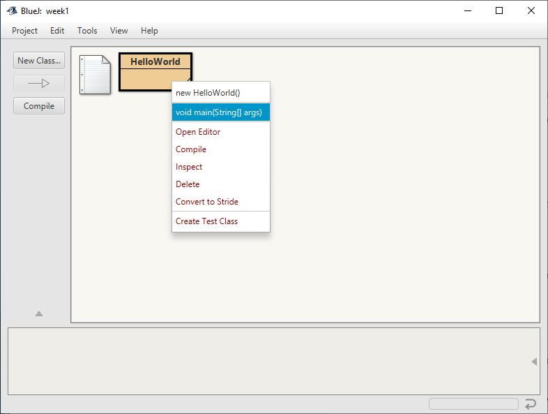 Exercise 1: Execute the method Close the Editor and return to the project s workspace.