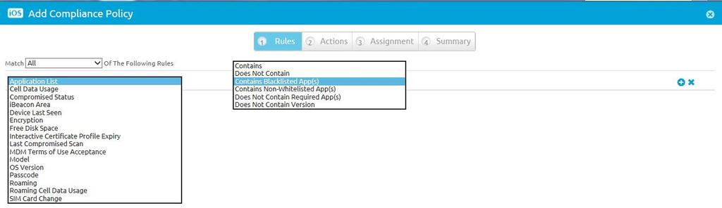 1.5 Feature Configuration 1.5.1 Set AirWatch compliance status and send email After the integration, the administrator can