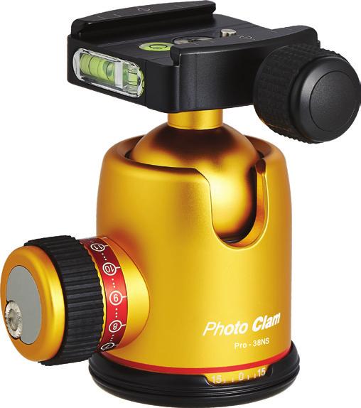 Pro Pro Gold Multiflex Orion Tilt II Pro High-performance Ball Head offering convenience and excellent operability The ball of Pro ball head has the exquisite
