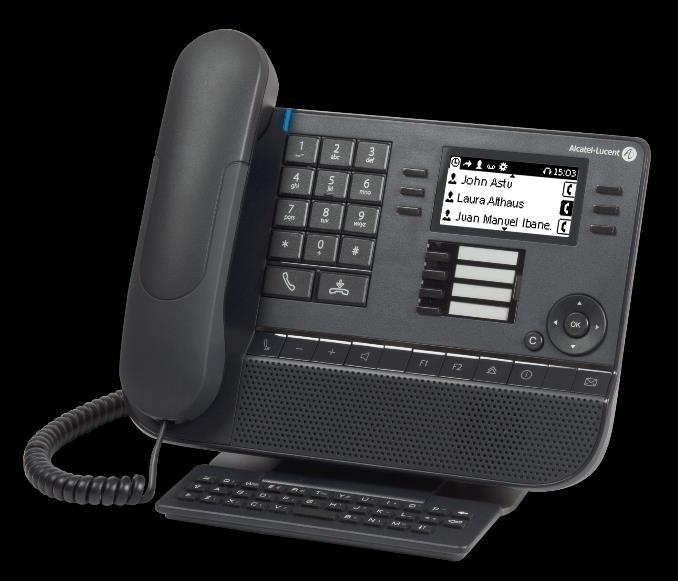 1 Getting to know your telephone 8028s Premium DeskPhone This phone is part of the IP phone range.