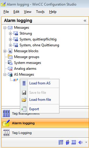 6 HMI configuring and engineering 6.5 Downloading AS messages from the controller 6.5 Downloading AS messages from the controller Table 6-5 1. Start Runtime. 2.