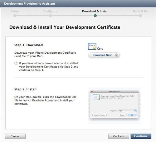 Download your certificate in